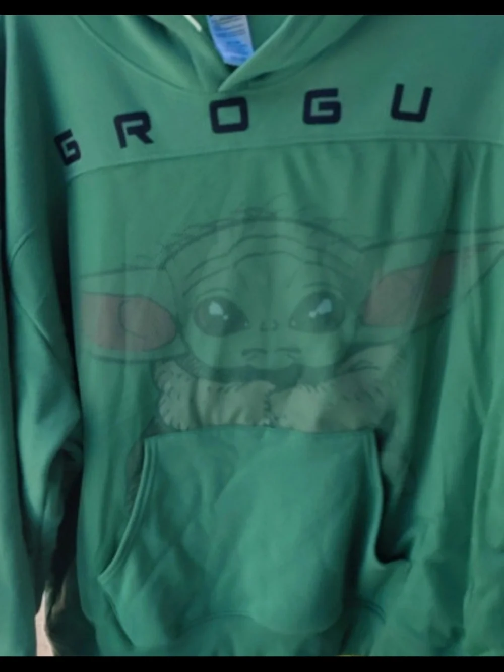 Star Wars Grogu Green Hoodie 3xl